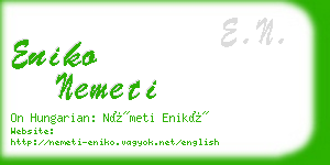 eniko nemeti business card